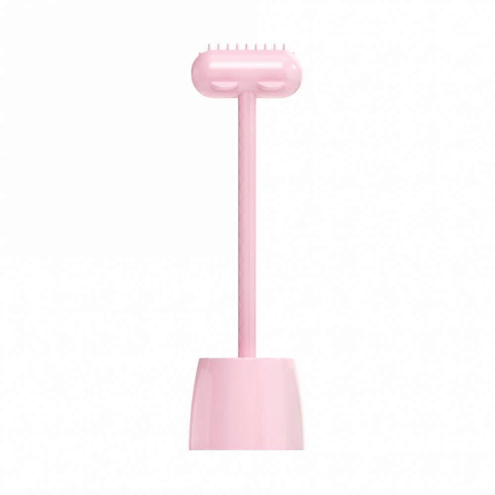 Interactive Cat Toys - Cute Cat Brush with a Display Stand,to Choose from Washable Grooming Massage Cat Comb, Scratching Can Get to Hard to Reach Area