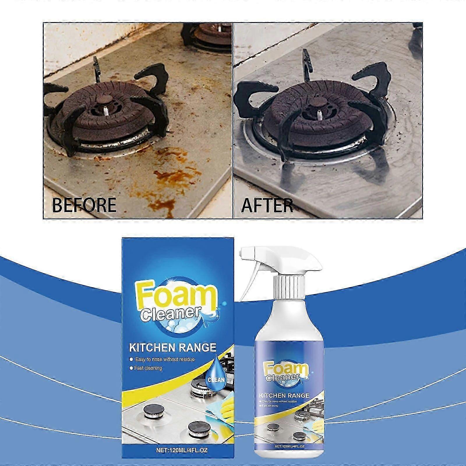 120ml Cleaner Foam Cooktop Cleaner Kitchen Range Foam Cleaner p
