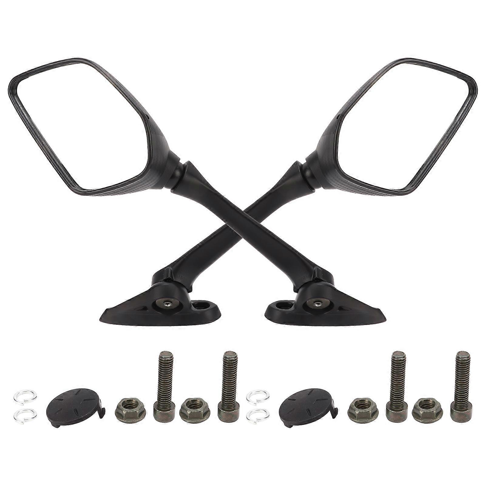 Pair Motorcycle Rearview Side Mirrors Improving Rider Visibility for T‑MAX YZF‑R3 YZF‑R25