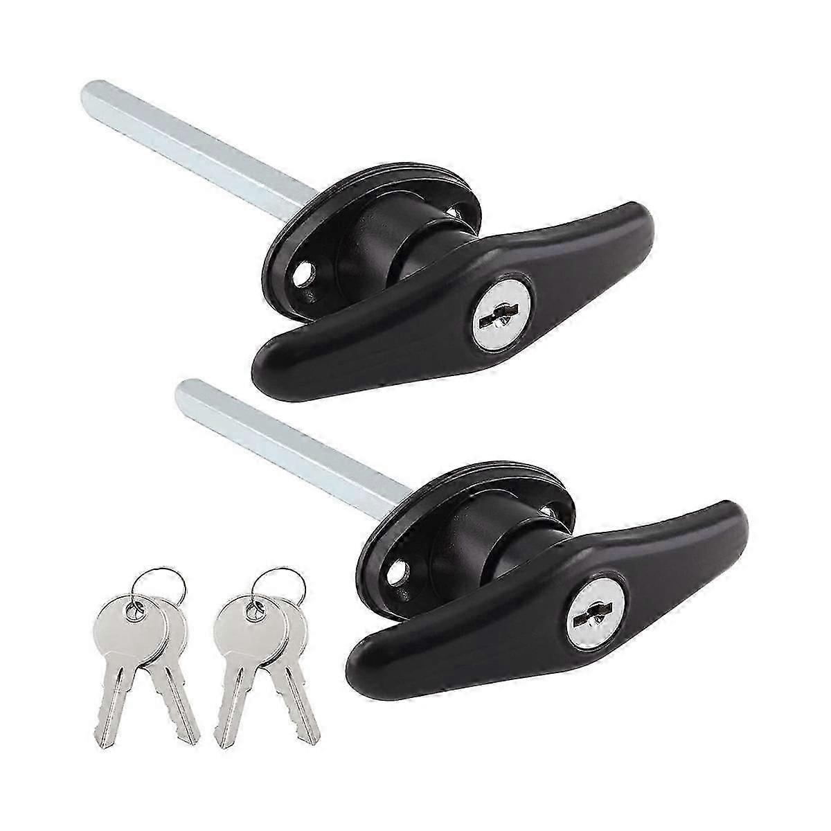 Truck Cap Locking T-handles Campers Topper Lock, Campers Shell Locks And Keys T-handle Canopy Repla
