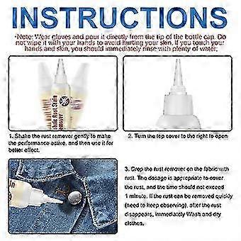 Stoff Rust Flekkfjerner Vannfri Klær Rengjøring Sta