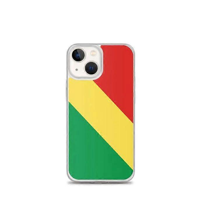 Congo Republic Flag Phone Case - iPhone 13 mini