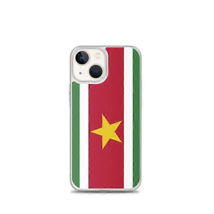 iPhone Case - Suriname - iPhone 13 mini - Soft - Multicolor - Flag Design