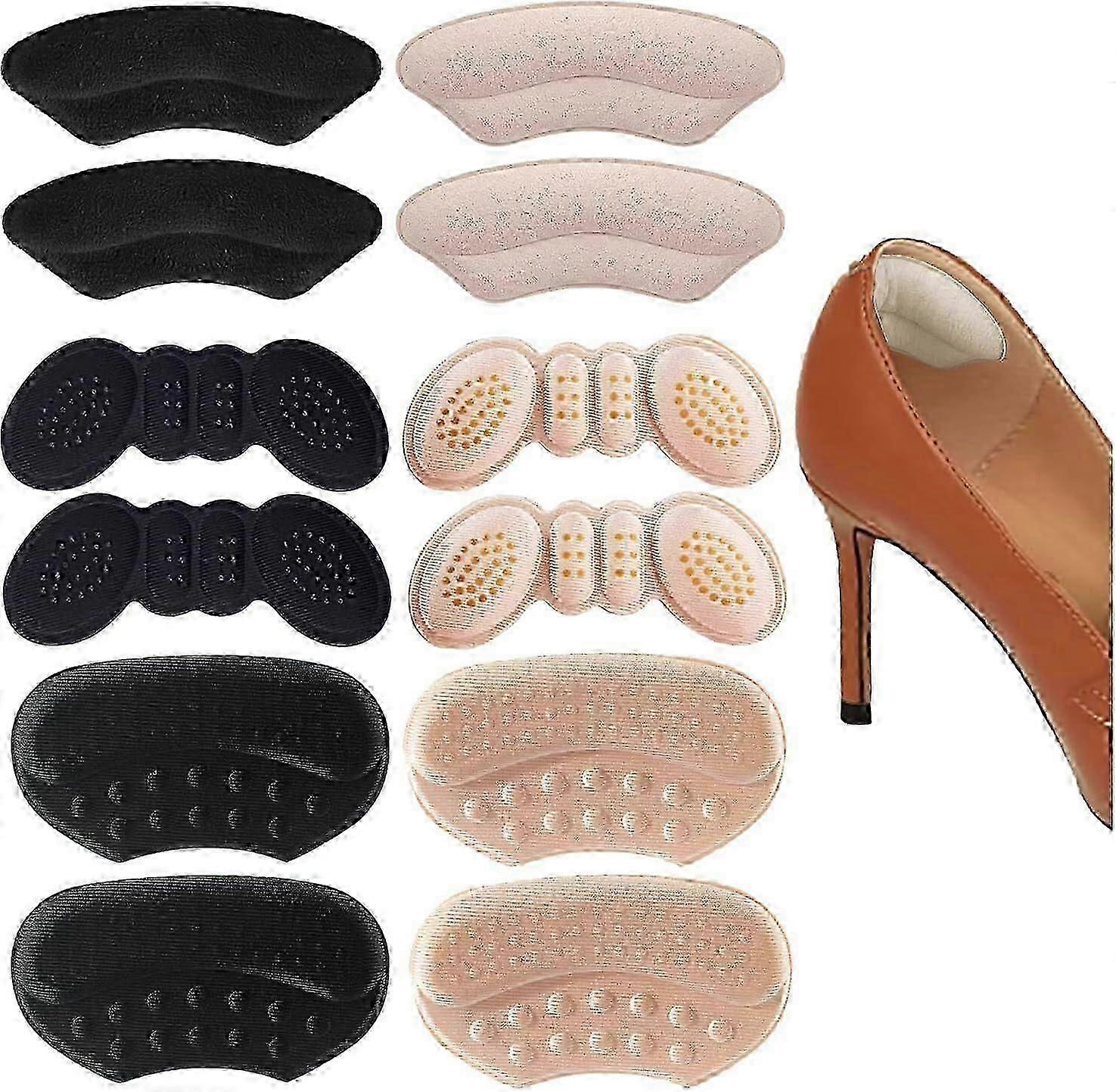 Heel Liner Shoe Pads Grip Inserts Insoles Foot Heal Protect Cushion, Heel Cushion