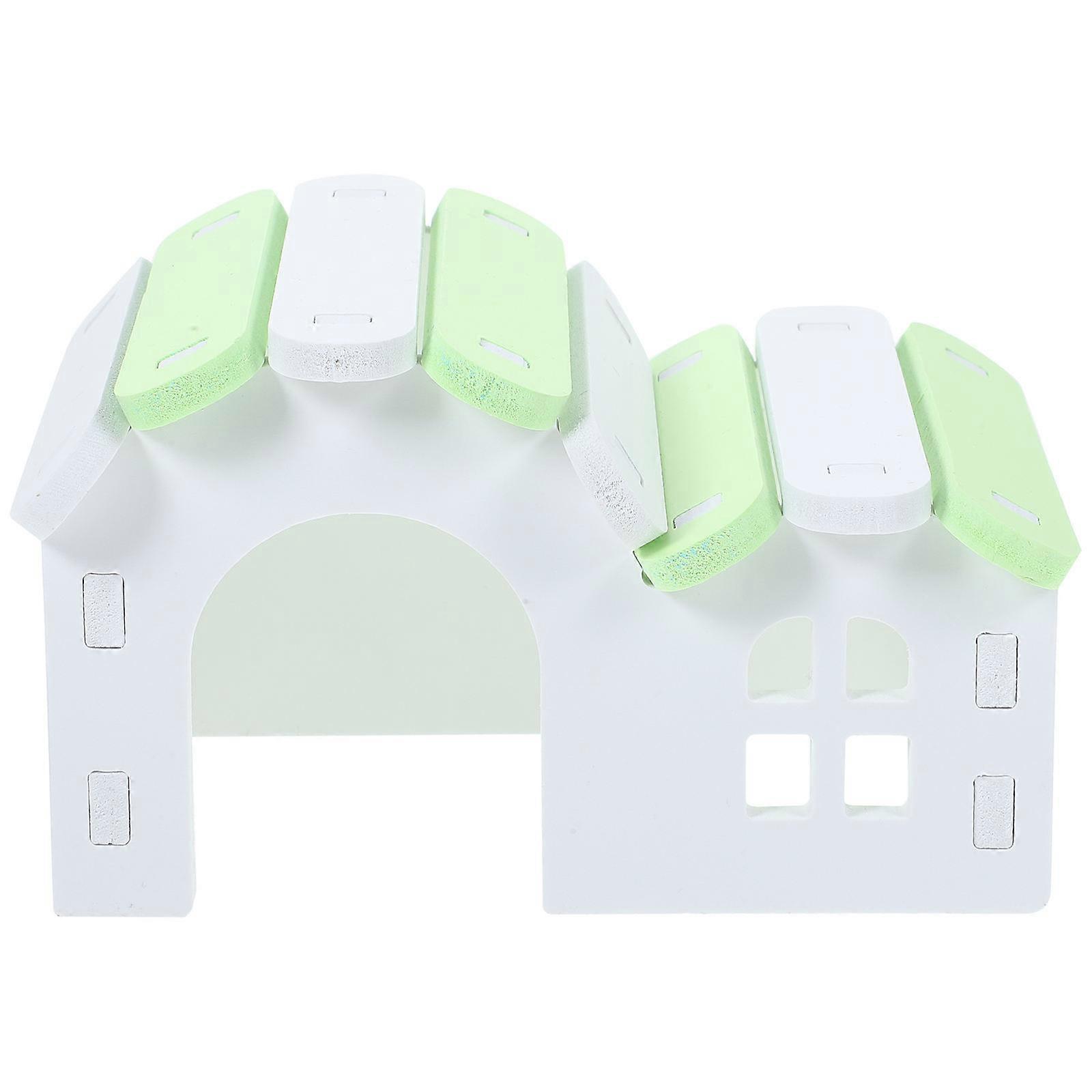 Hamster Habitat, Wooden Hideout, Designed for Pet Comfort and Safety
