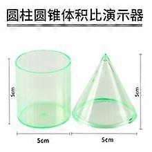2 Sets Volume Ratio Demonstrator For Learning Cylinder And Cone Models For Math Teaching Aid Geometric Learning Aid For Classroom Mathematics Learning