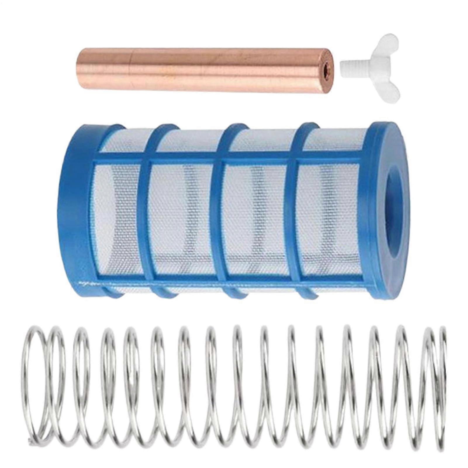 Replacement copper anodes, pool cleaner, copper anode, including basket sieve and wing screw, reduces chlorine and irritation for spa swimming areas