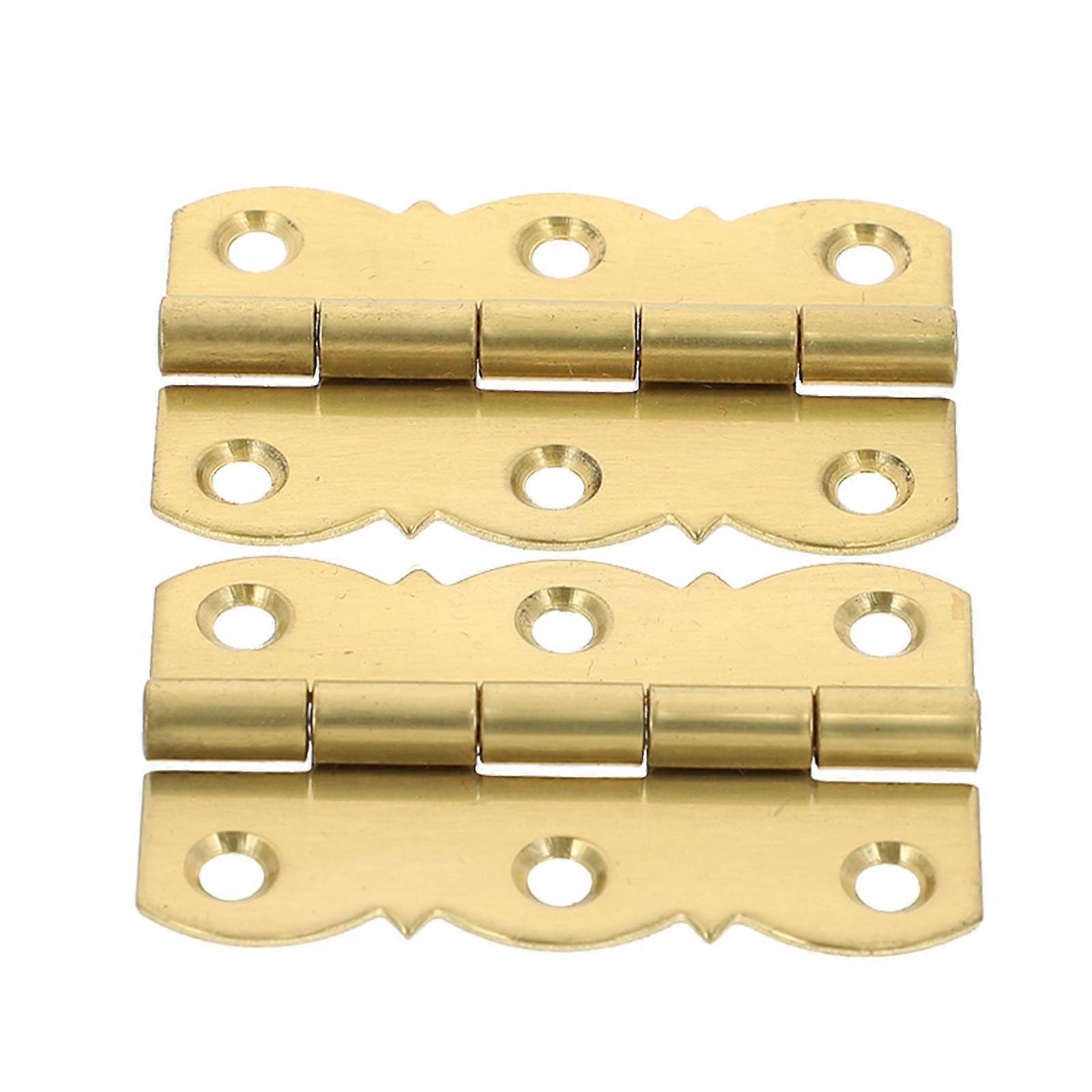 2pcs Retractable Brass Piano Scorebook Hinges, Self Supporting Bookshelf Hardware, Durable Cabinet Accessories for Music Stands