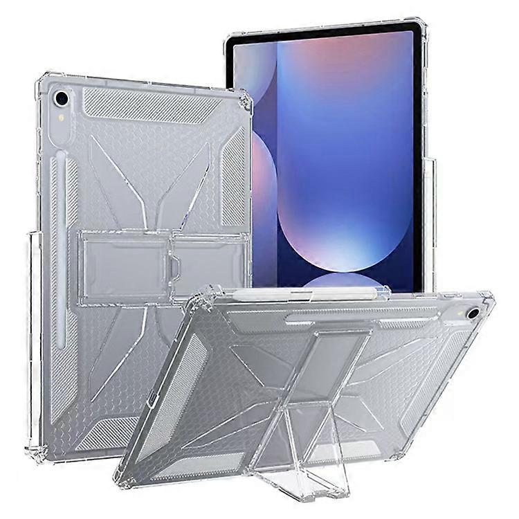 Συμβατό για Samsung Galaxy Tab S9 Clear Case Kickstand Shockproof TPU + PC Tablet Cover με υποδοχή στυλό