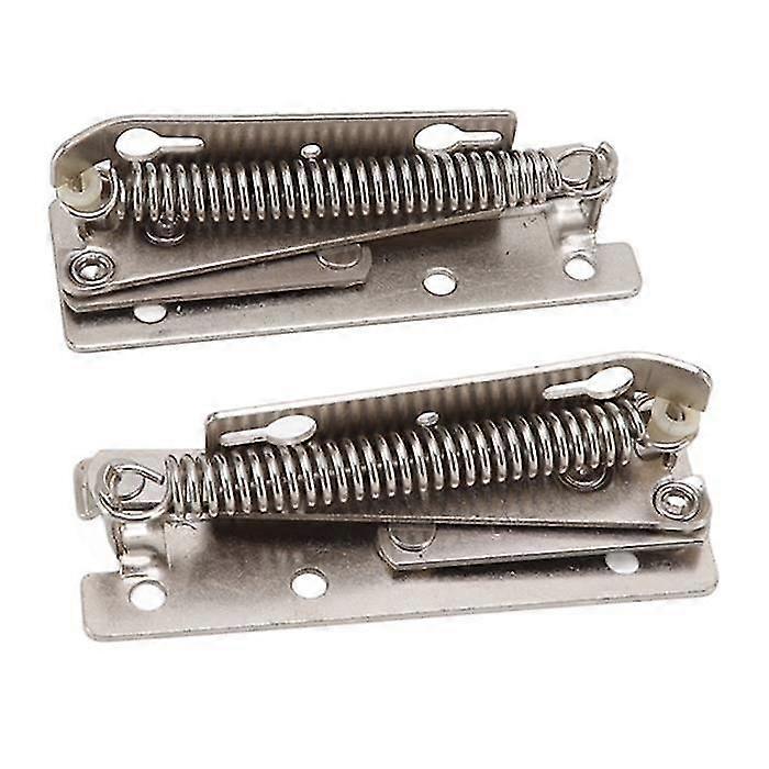 2-Piece Spring Hinge Set for 80 Degree Folding Corner Cabinet and Sofa-Bed Tool Kit Plug
