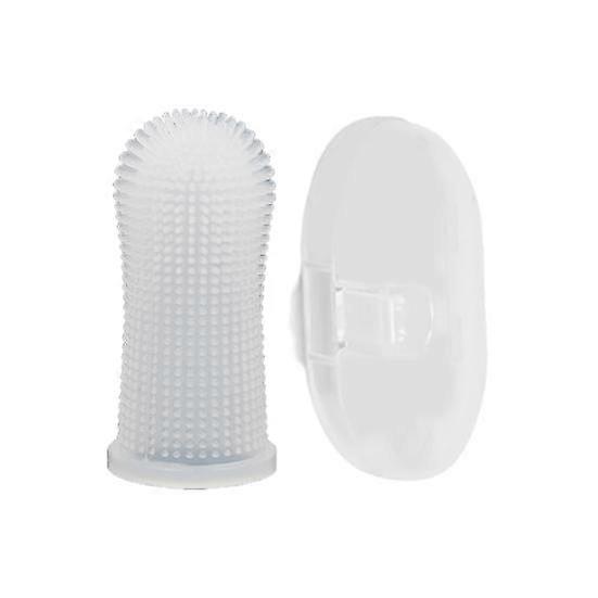 Pet Cleaning Sleeve Elasticity Clean Teeth Lightweight Silicone Material Pet Teeth Sleeve Cat Supplies