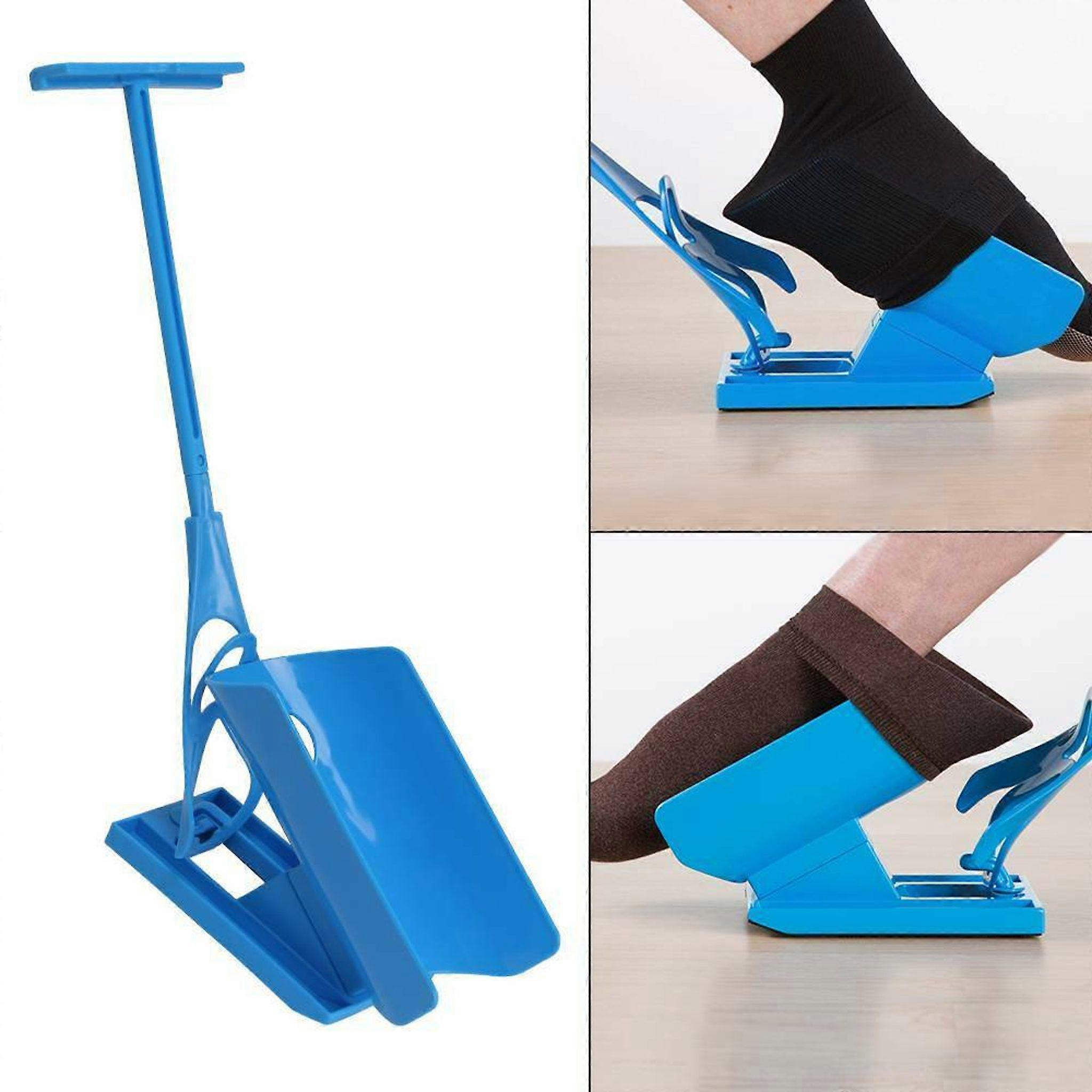 Sock puller, sock puller, shoe horn