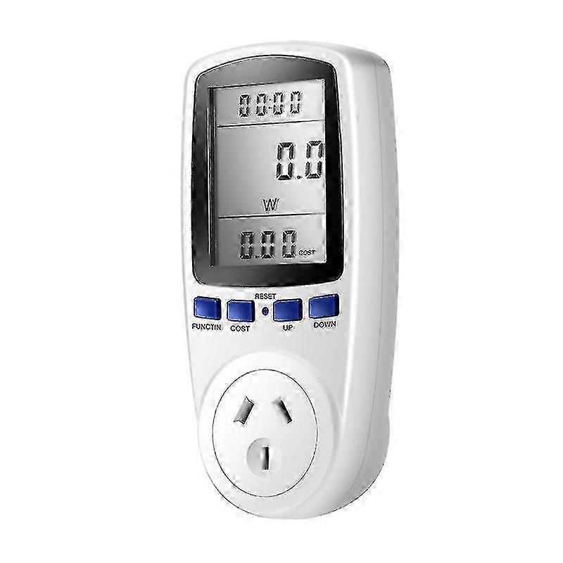 LCD Power Meter Socket Energy Cost Electricity Monitor AU/US/EU Plug