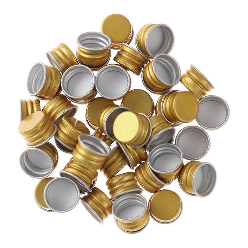 50pcs Leak Proof Thread Lids Reusable Jar Caps for Bottles Versatile Kitchen Storage Accessory Airtight Sealing Random Color