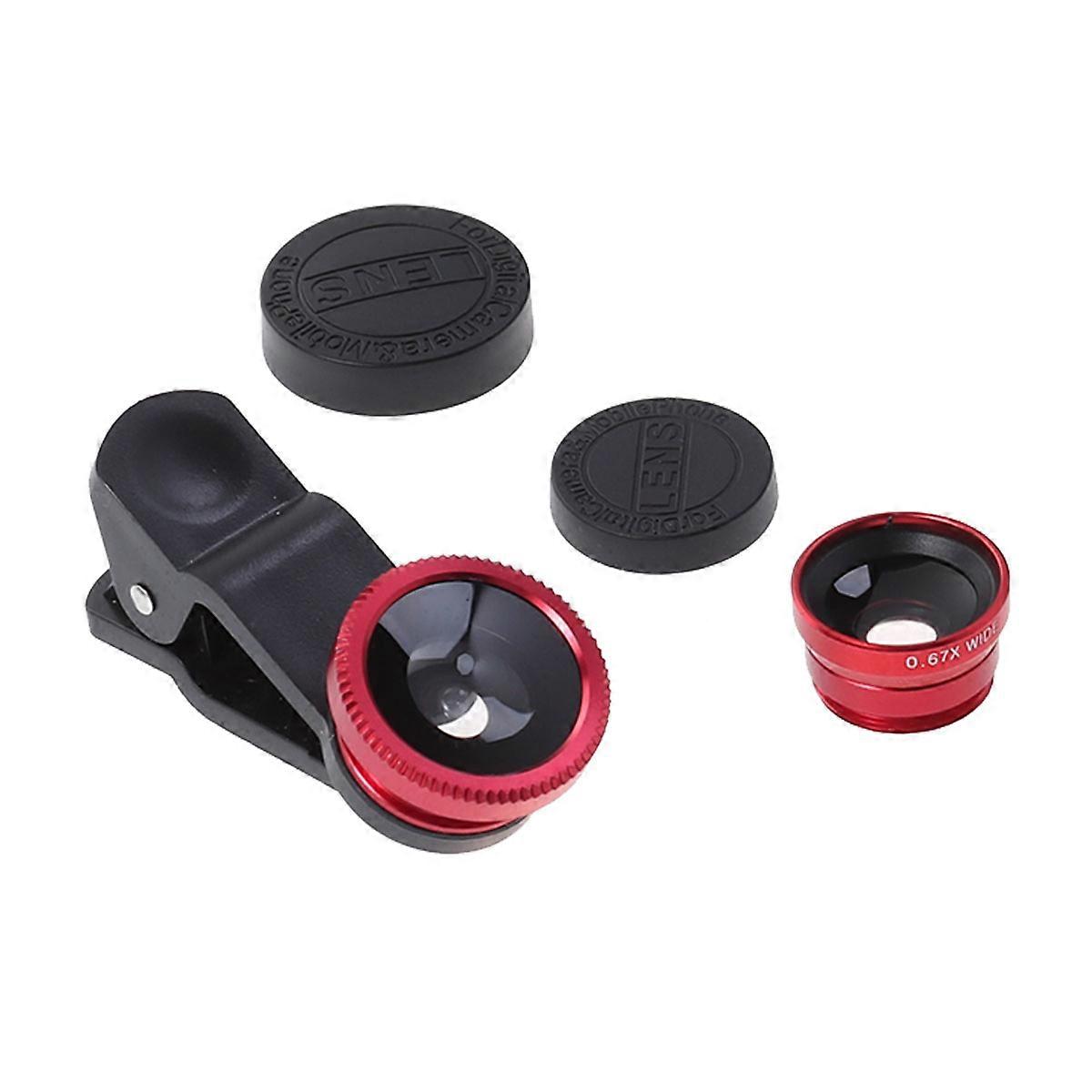 Here's a well structured product description for your **Mobile Phone Camera Lens Kit**:

 

### 📱 **Mobile Phone Camera Lens Kit – Red Super Wide