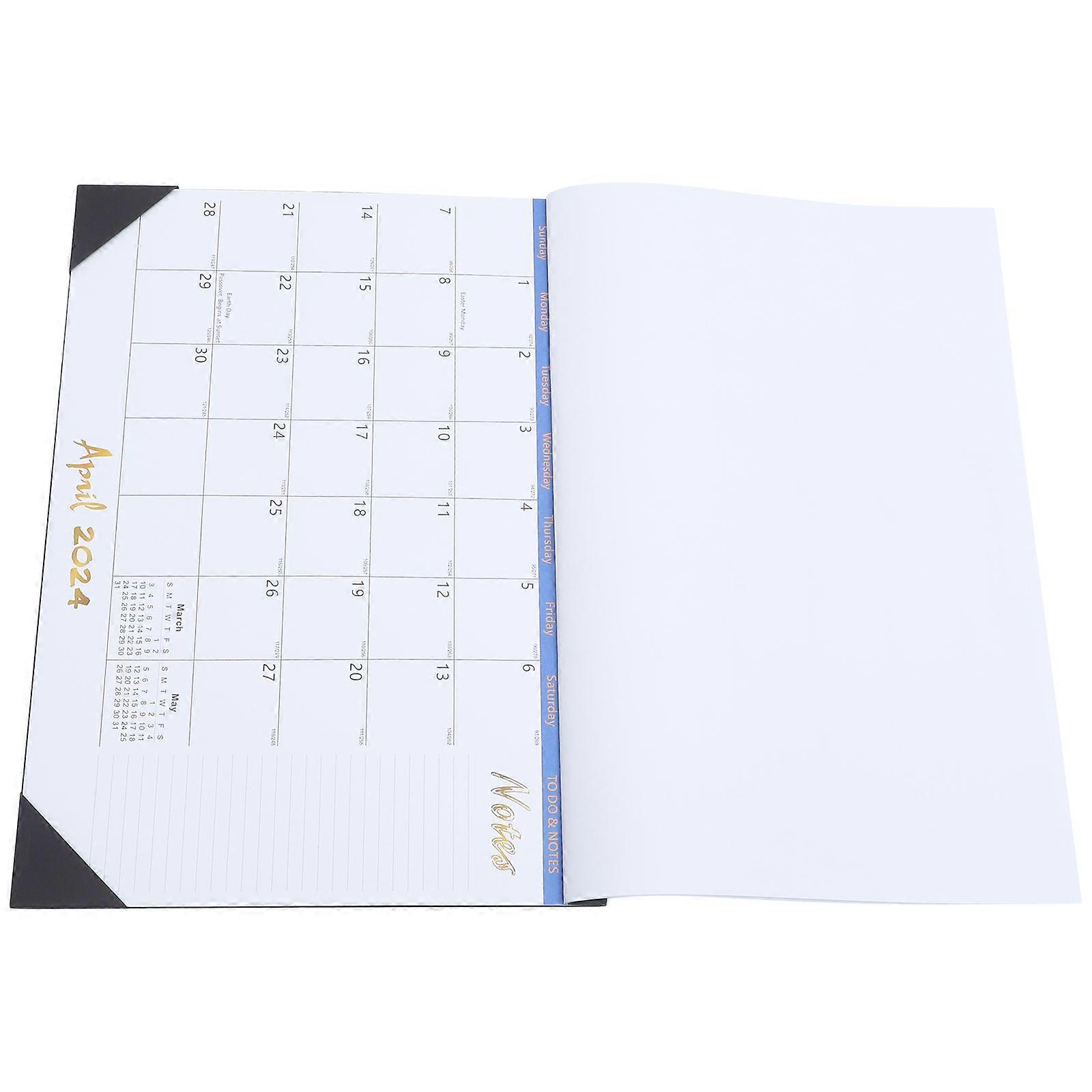 Monthly Wall Calendar, Offers Ample Space for Notes and Event Marking,