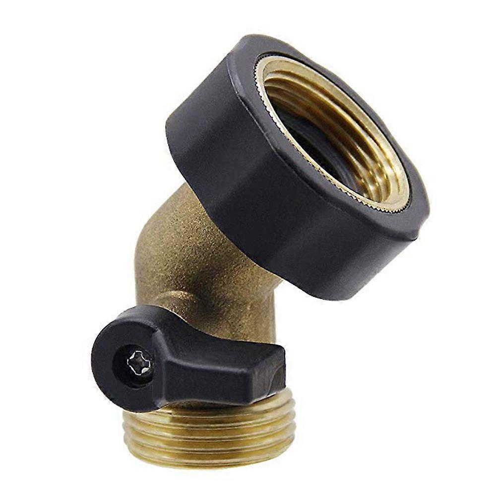 Garden Hose Connector Bending Heavy Duty Brass Fitting Water Tight Seal Irrigation System 1Set