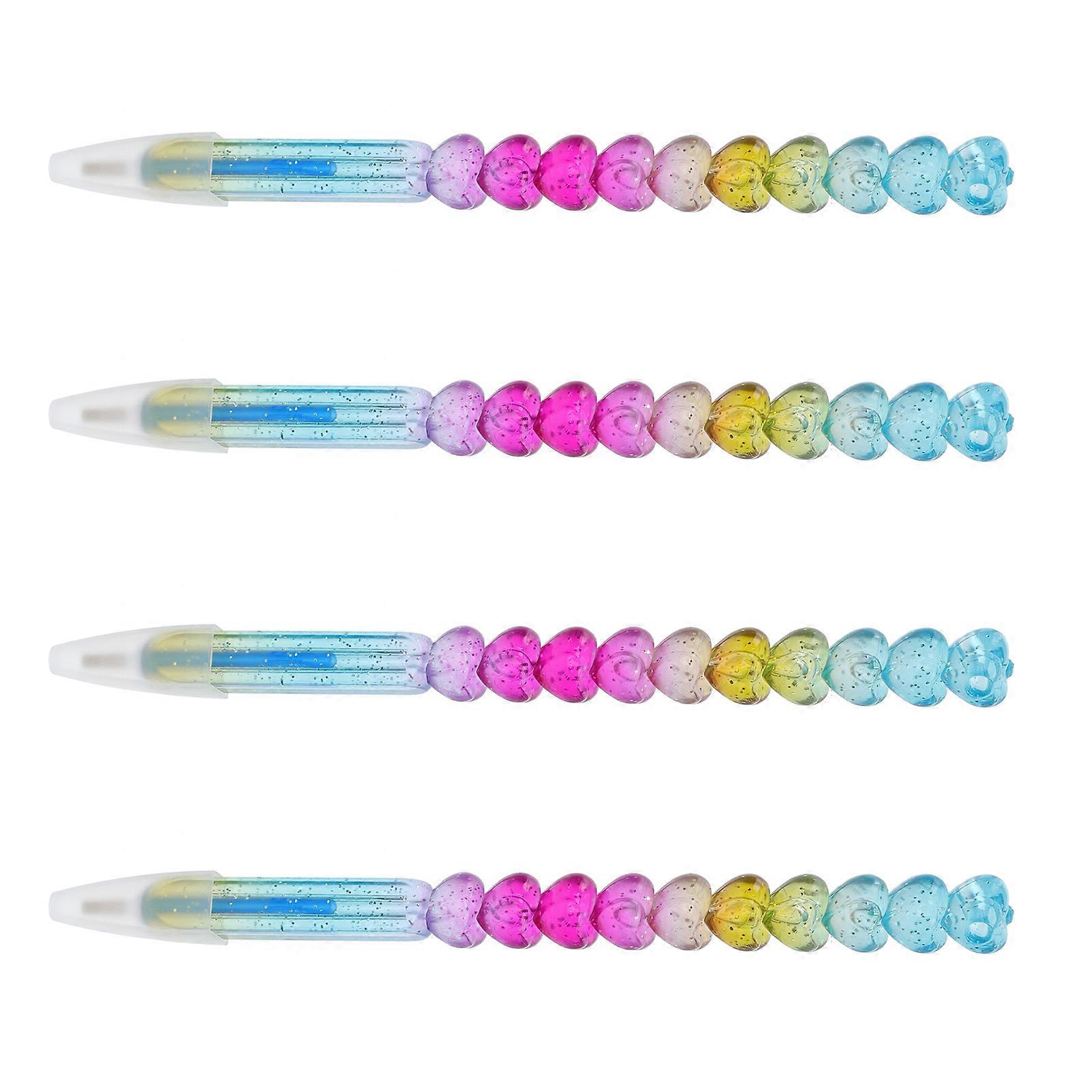 4Pcs Professional Nail Art Pen Manicure Point Dotting Tool with Diamond Dotting Tool