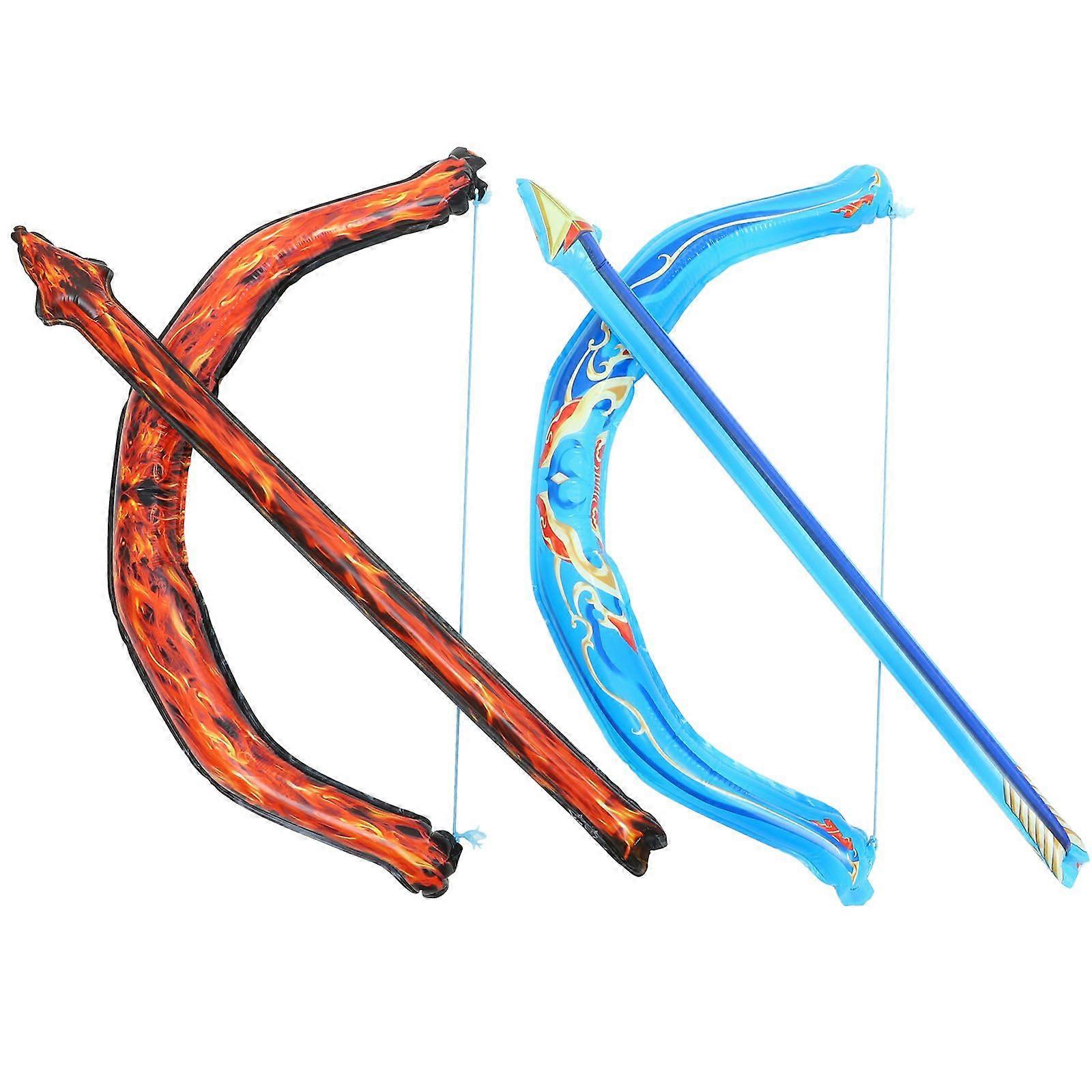 1 Set of Inflatable Arrow and Bow Shaped Balloons Aluminum Foil Balloons Party Props