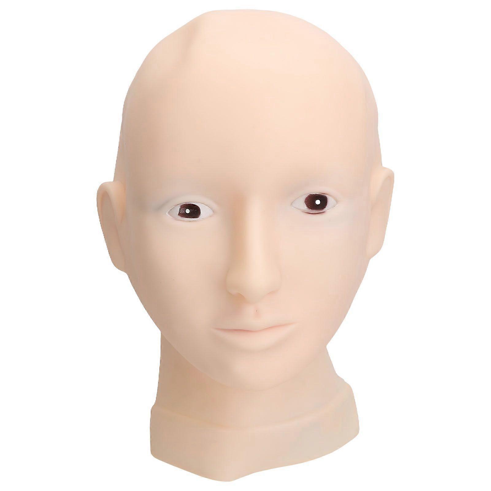 2025 Latest Model Lash Mannequin Head Safe Soft Silicone High Simulation Makeu...