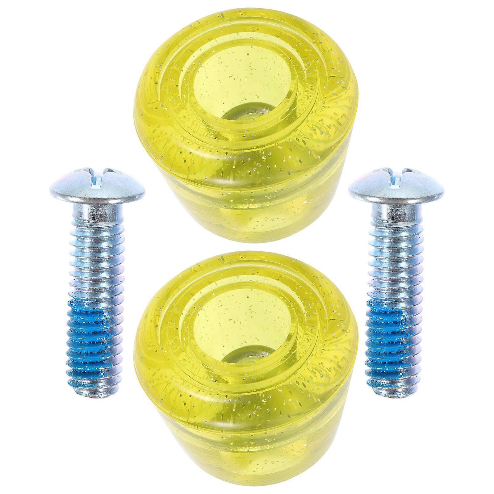 Replaceable Skate Toe Stops   Durable Wear Resistant Roller Skating Plugs with Screws for Safety, Stability, and Quick Installation