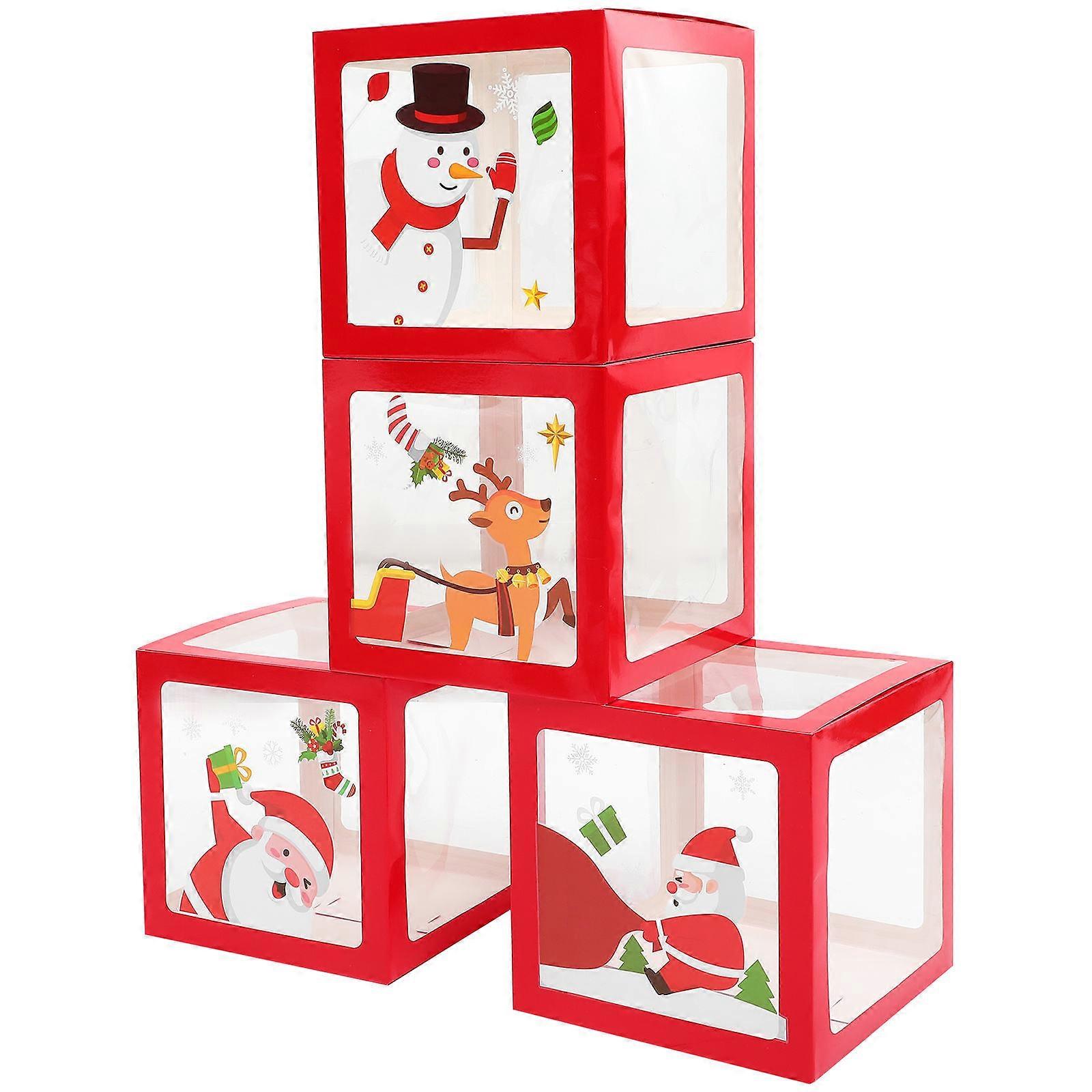 Party Decorations Box Style Christmas Festival Decoration 1Set