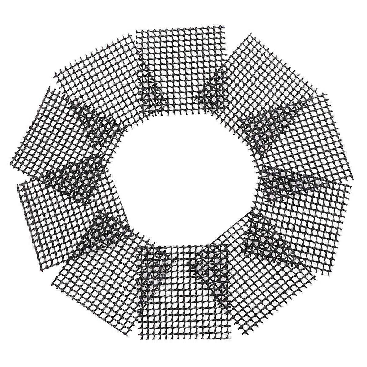 Plastic Flower Pot for Filtering Use 50Pcs Black Mesh Mat