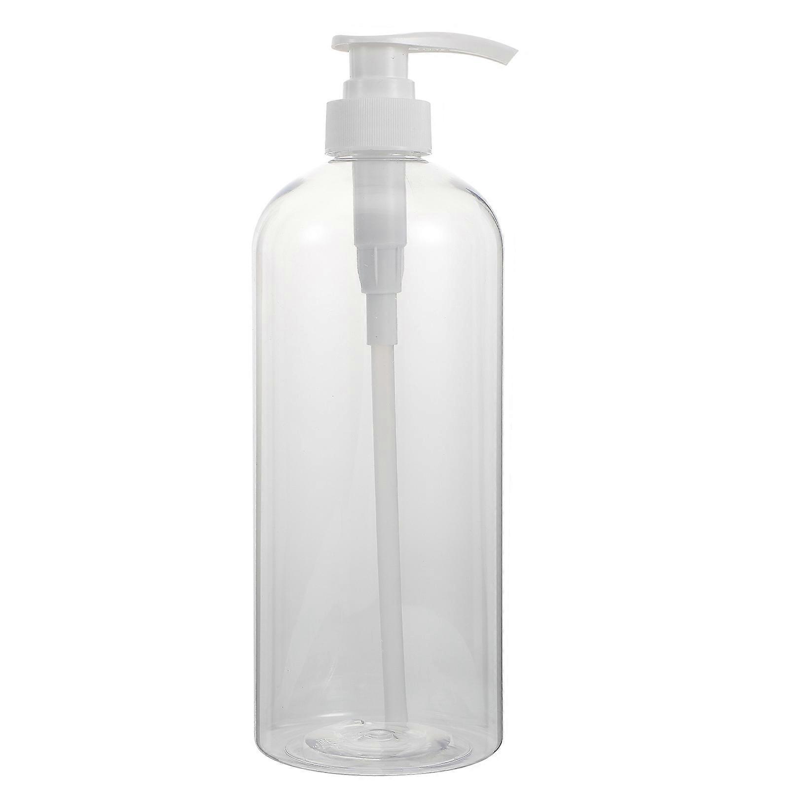 Refillable Shampoo Bottles Lotion Containers Bathroom 1000ml Transparent Storage 3Pcs