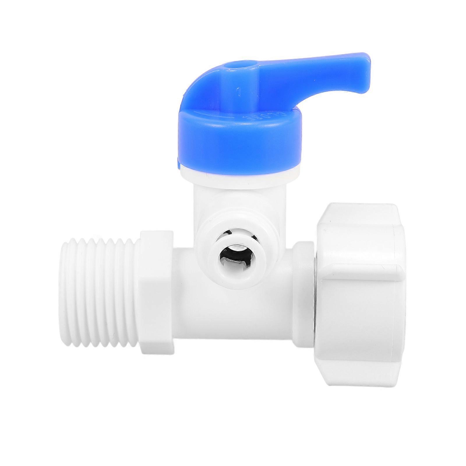 Water Purifier Switch Replacement Hose Valve Part for Home Use 6.50x5.50x3.50cm Water Connection 1Pcs