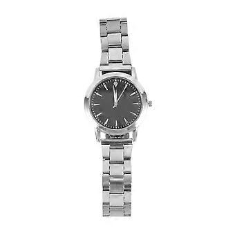 Luminous Steel Strap Watch Unique Wrist Watch for Men Black Quartz