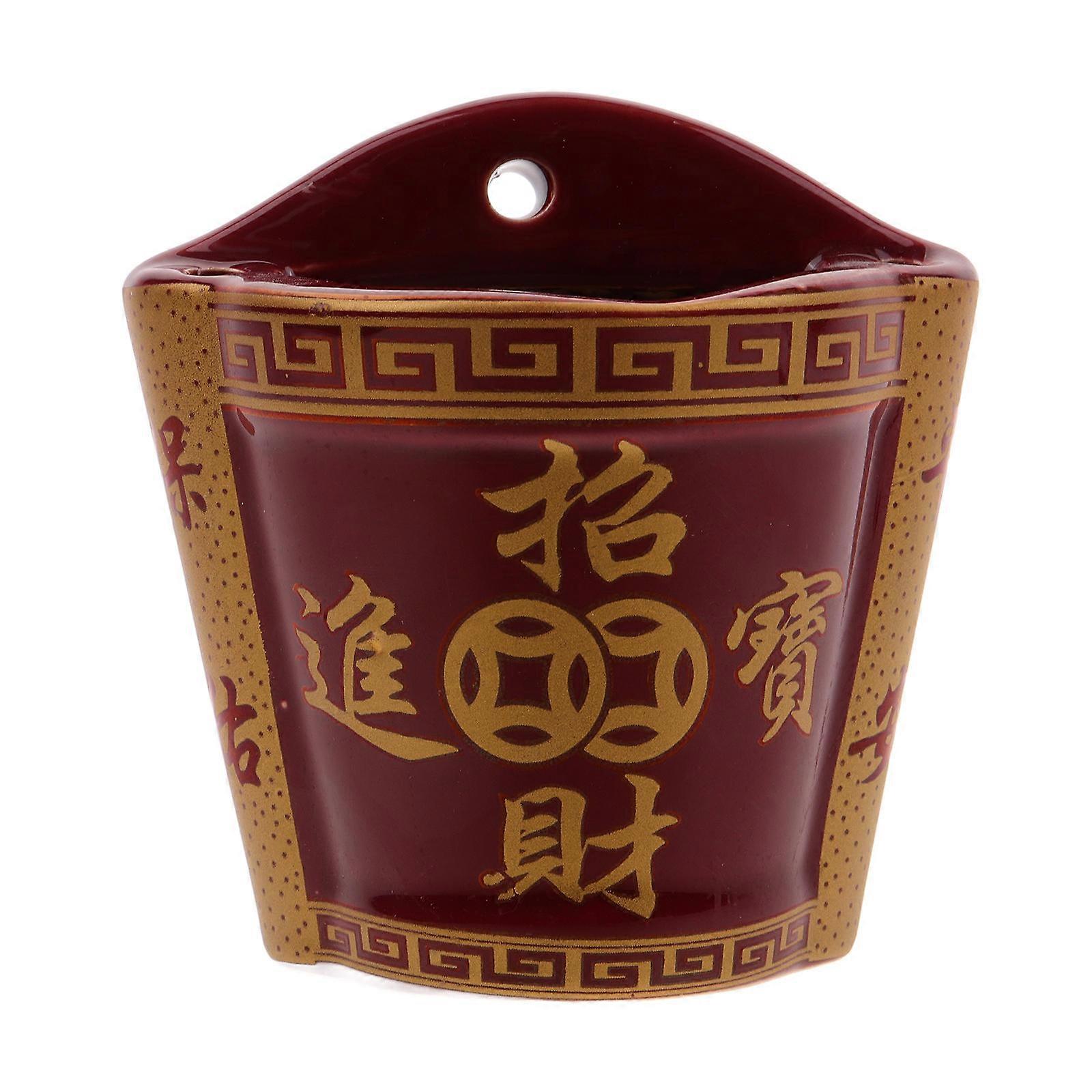 Fragrance Stick Holder Ceramic Incense Burner Temple Use Dark .00X9.80X4.50CM 1Pcs