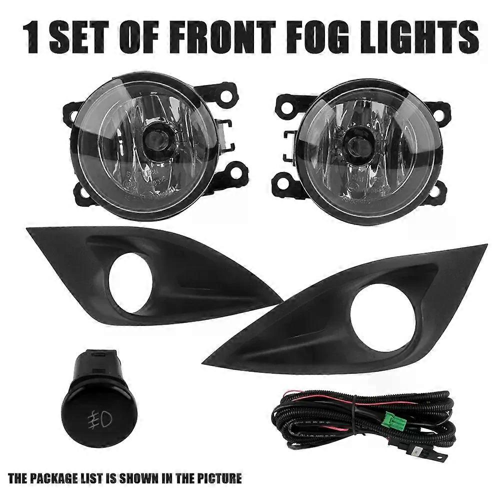 unique Front Bumper Fog Lamp Upgrade FOR Ford Fiesta 2011 2012 2013 2014 2015 2016 Version Additional Foglight Set Switch + Wiring