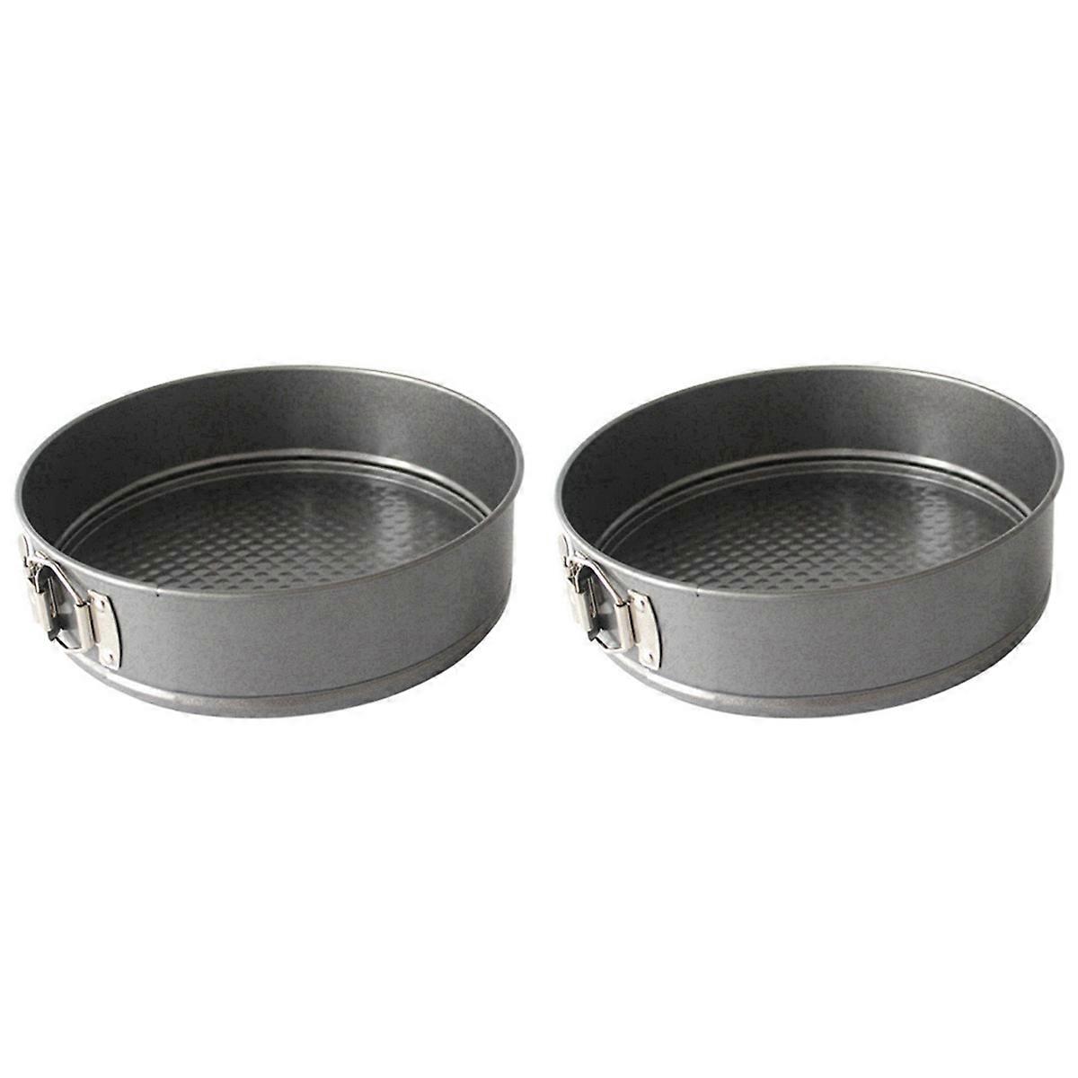 Round Leakproof Baking Cake Pan with Removable Bottom (7 Inches)