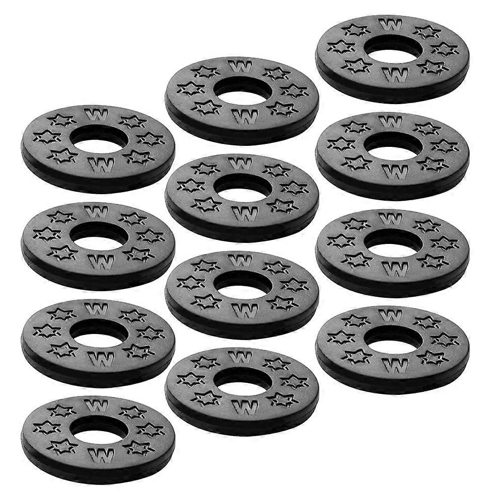 Guitar Part Accessories Silicone Blocks Prevent Falling Off Musicians Playing 2.50X2.50X0.30CM 24Pcs