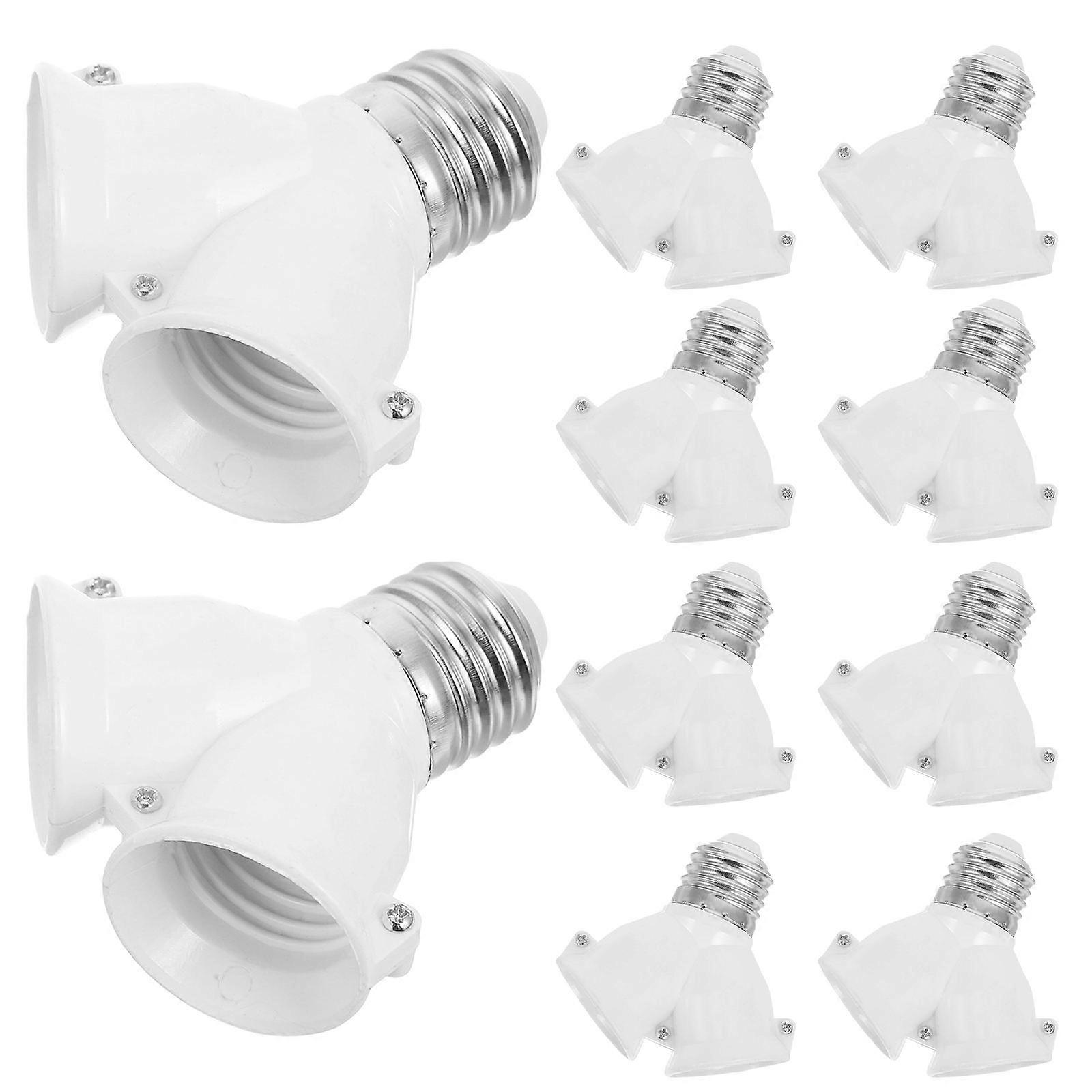 Lamp Holder Converter Metal Material Socket Conversion Commercial Lighting 10Pcs
