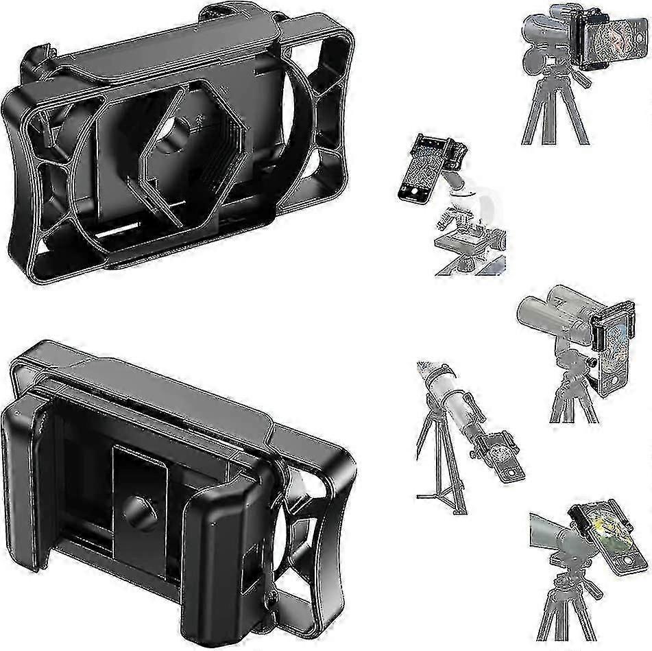 Universal Spotting Scope Mobile Phone Adapter, Telescopic Holder Adapter, Universal Phone Adapter For Spotting Scopes