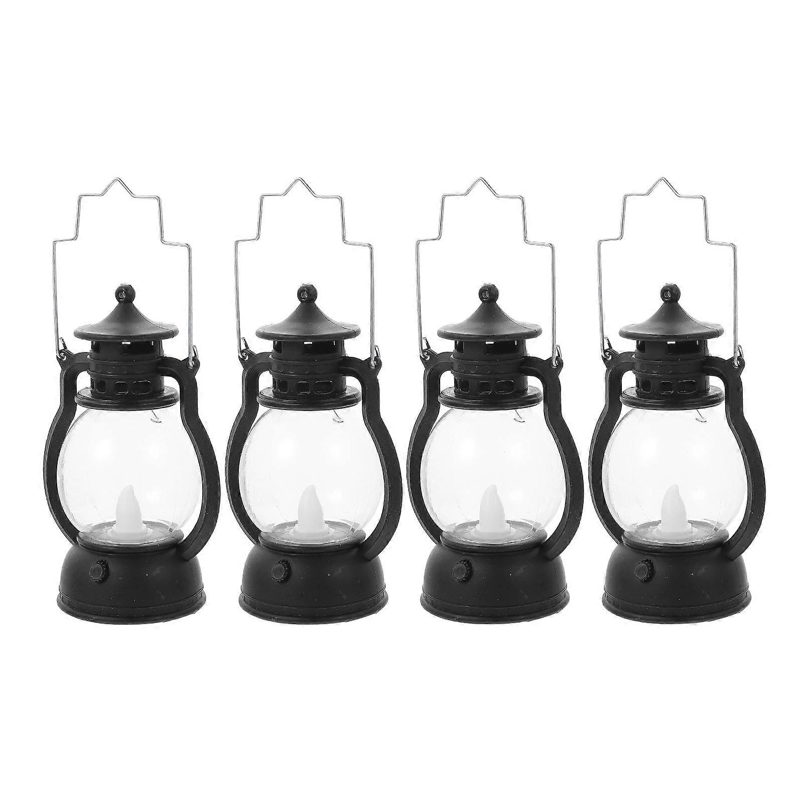 LED Kerosene Lamp Ornament Shaking Candlelight Home And Office Use 12.50X7.00X5.80CM 4Pcs