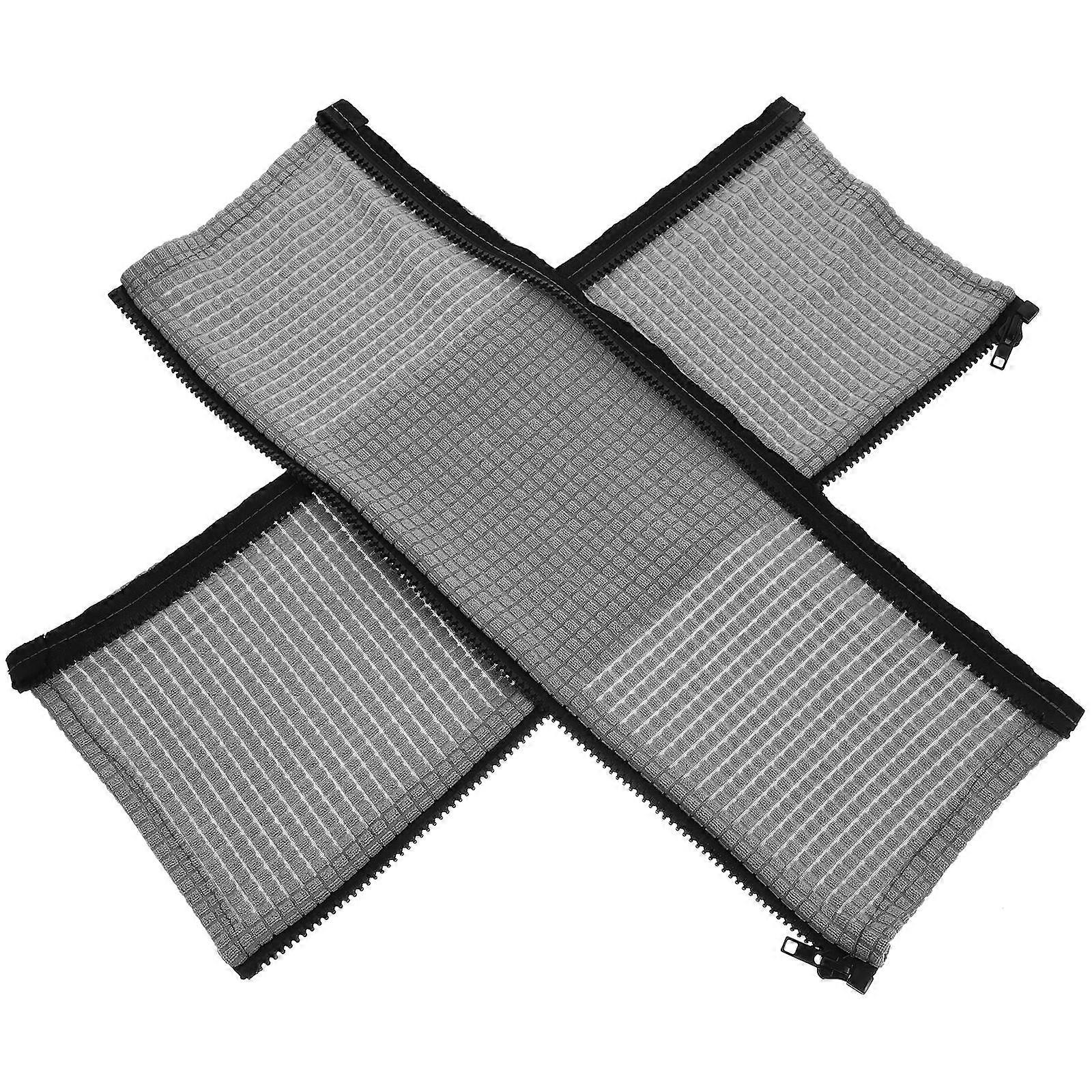 Chair Armrest Cover Protective Office Chairs Black Polyester Waterproof 2Pcs