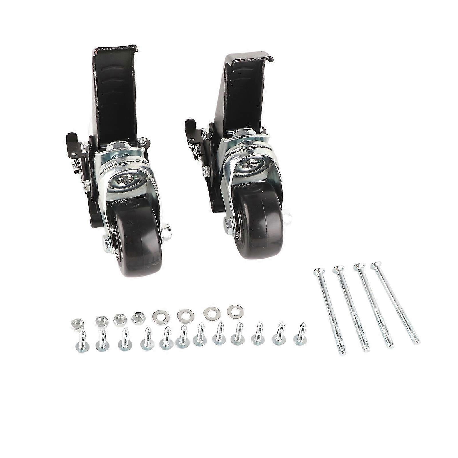 Caster Set for Workbench with Retractable Features