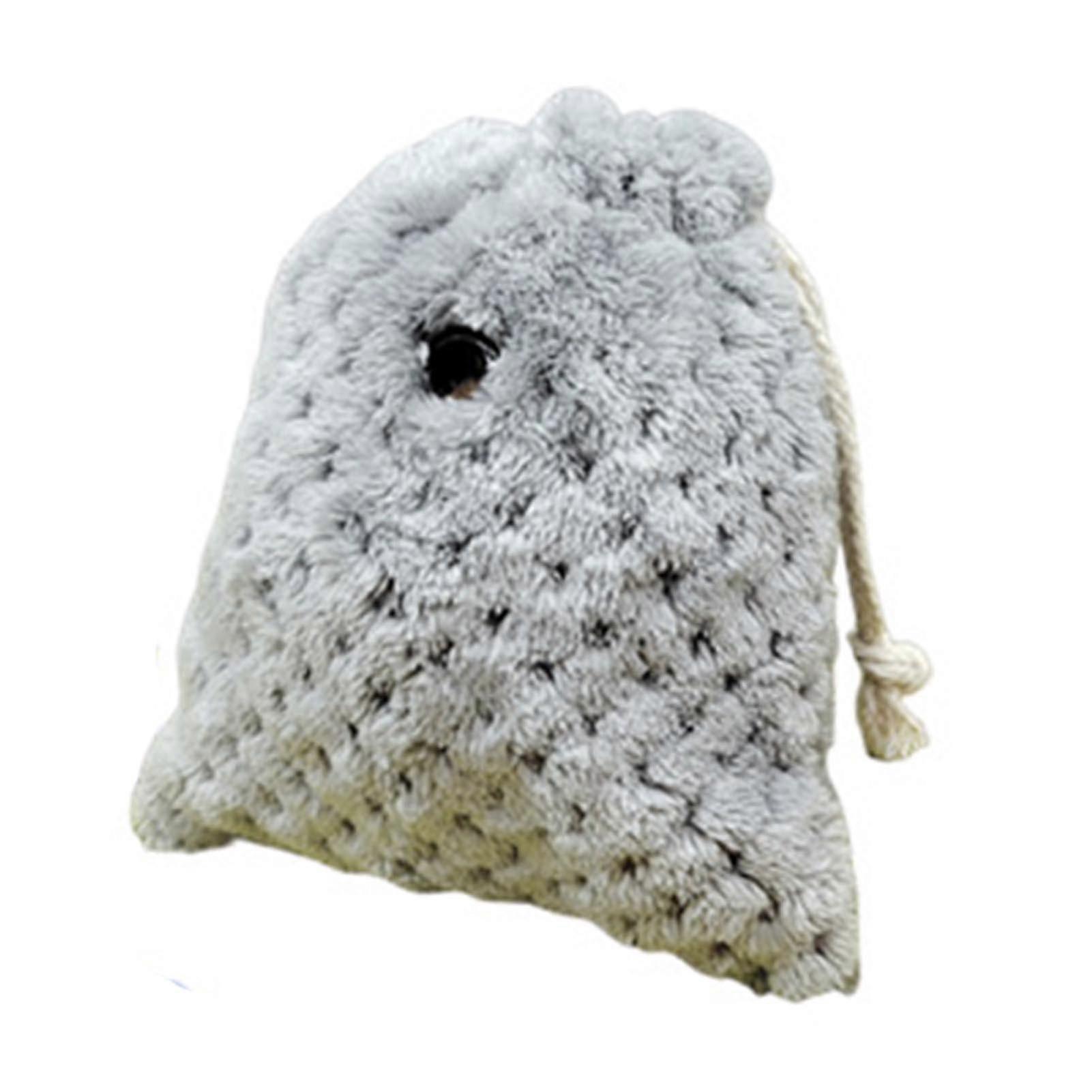 Small Pet Sleeping Bag Soft Breathable Comfortable Mini Sugar Gliders Pouch for Small Animals Light Grey