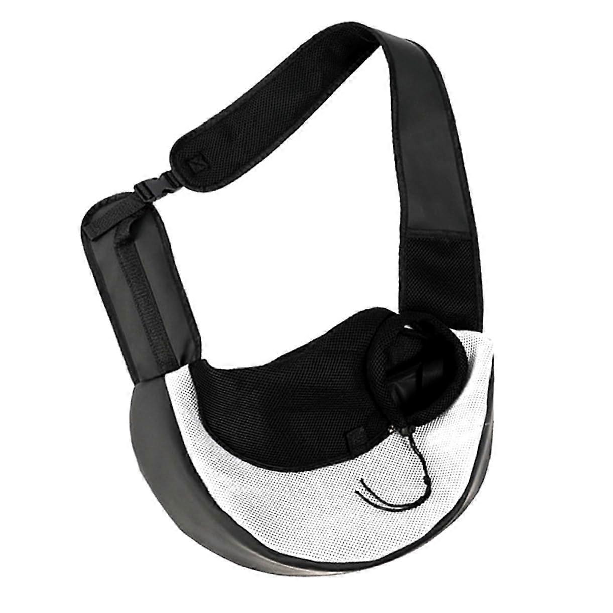 1 x Foldable Pet Carrier for Cats with Adjustable Shoulder Strap and Breathable Honeycomb Design