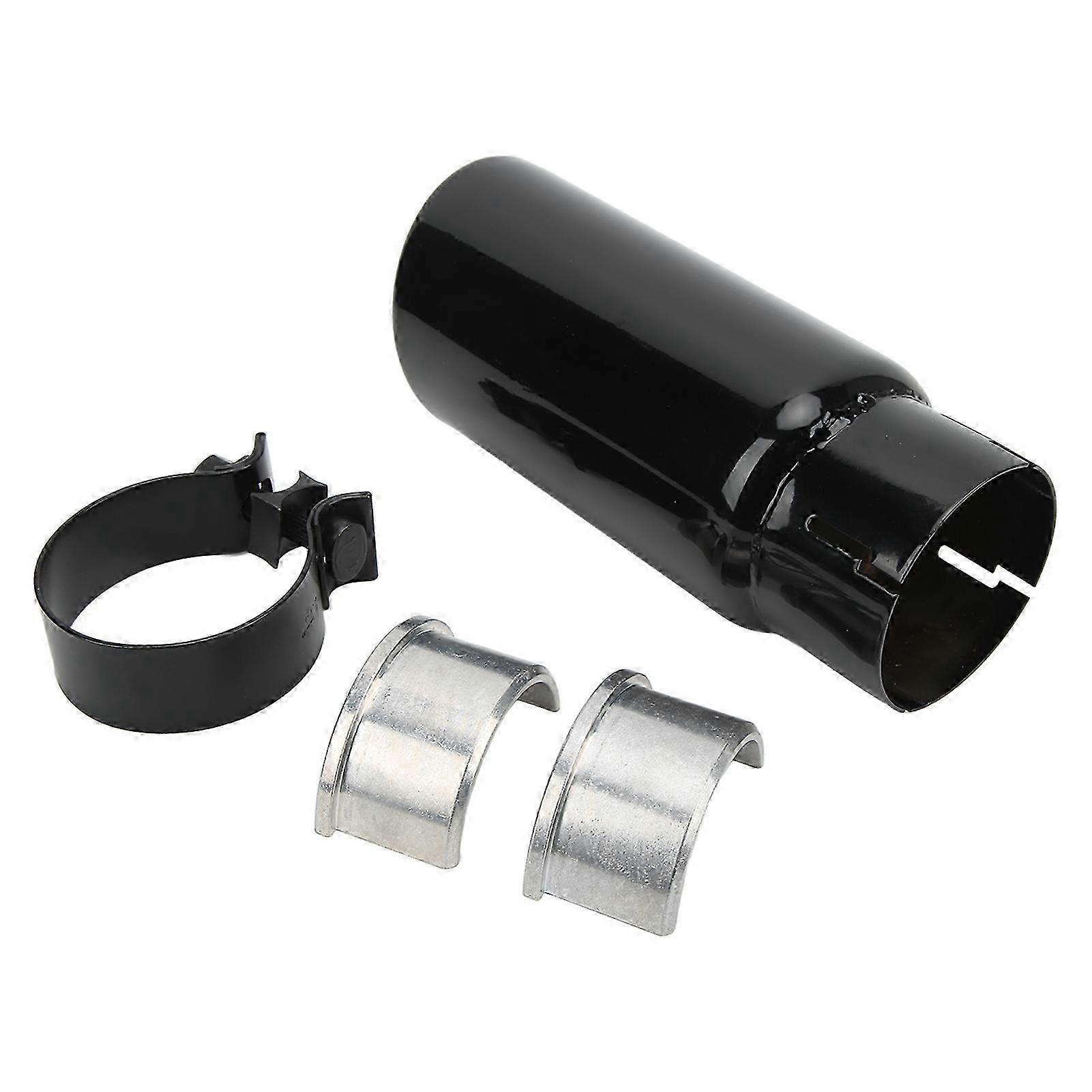 Metal Exhaust Muffler Tip with Clamp Expandable Inlet Replacement for Tacoma 2005-2020 Black