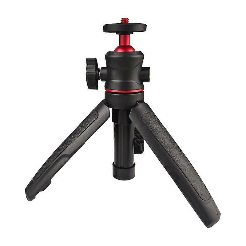 Mini Camera Tripod, Aluminum Alloy Desktop Tripod with 360° Adjustable Ball Head Handheld Selfie Stick for GoPro