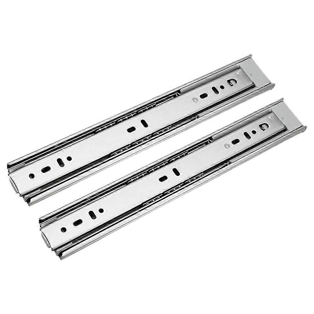Stainless Steel Ball Slide Rail with Silent Buffer and Wear Resistant Extension for Office and Medical Furniture