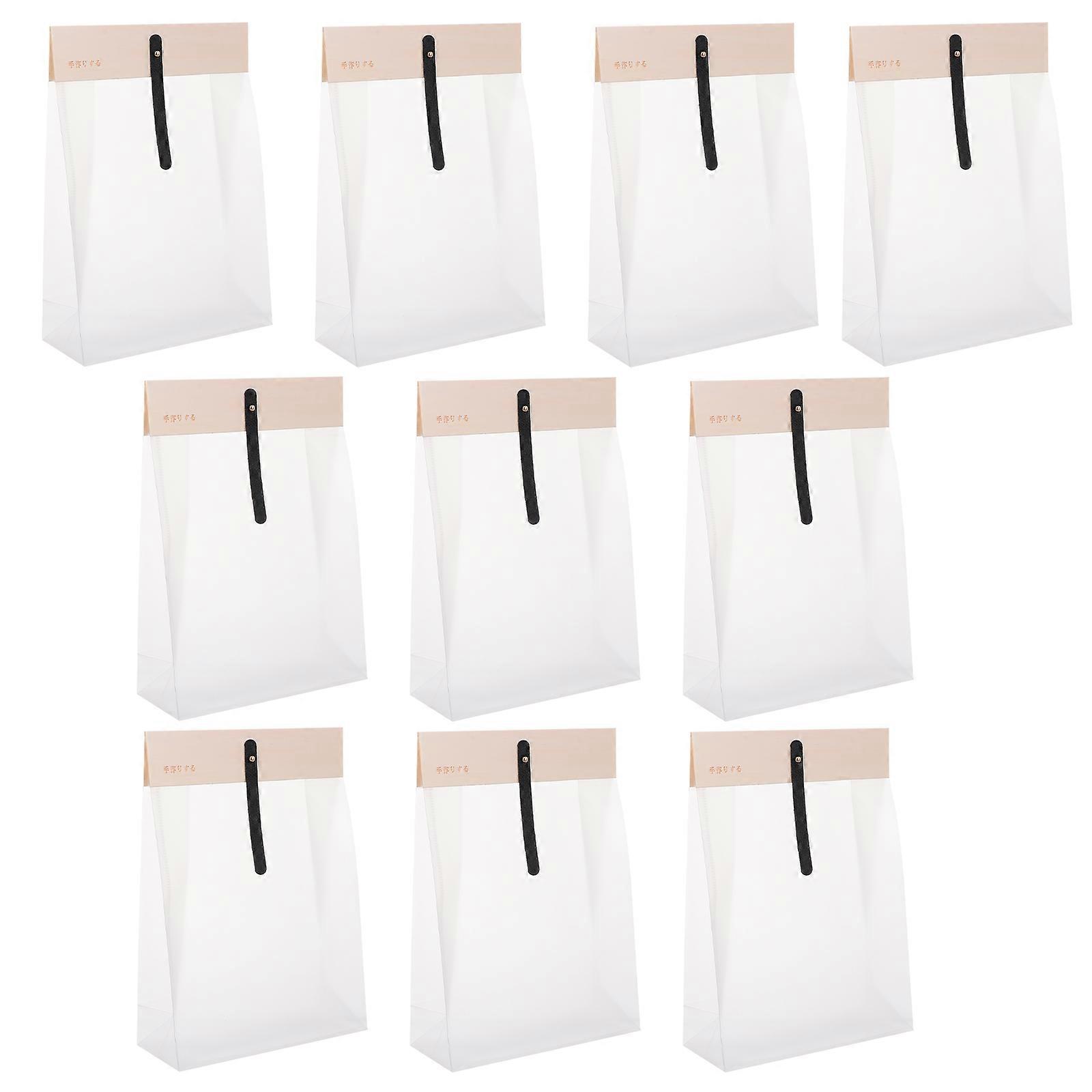 Candy Bag Transparent Pouch for Jewelry Accessories Storage 10Pack