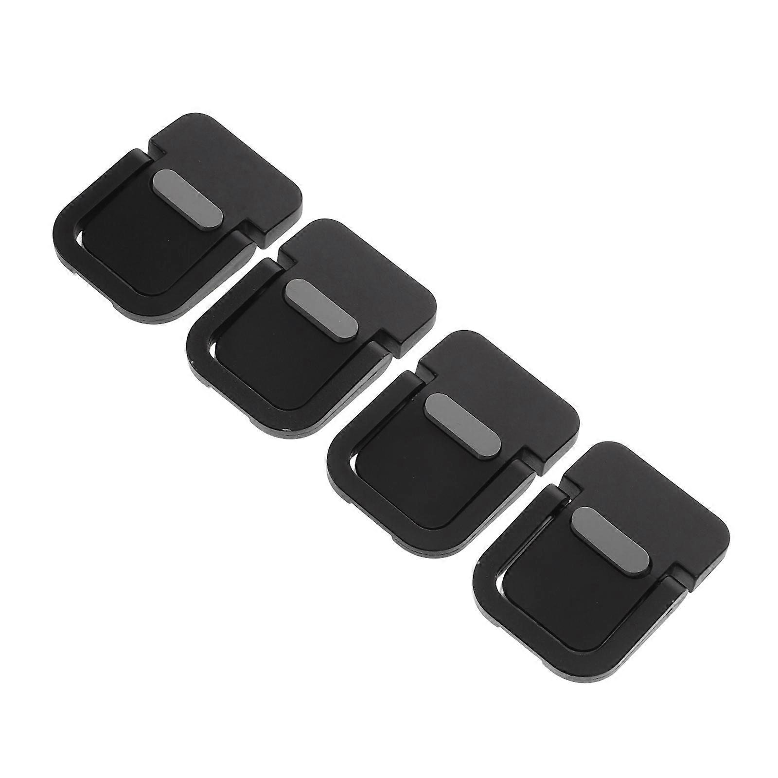 Laptop Cooling Stand 2Pcs Black Plastic Ergonomic Typing Notebook Holder for Computer