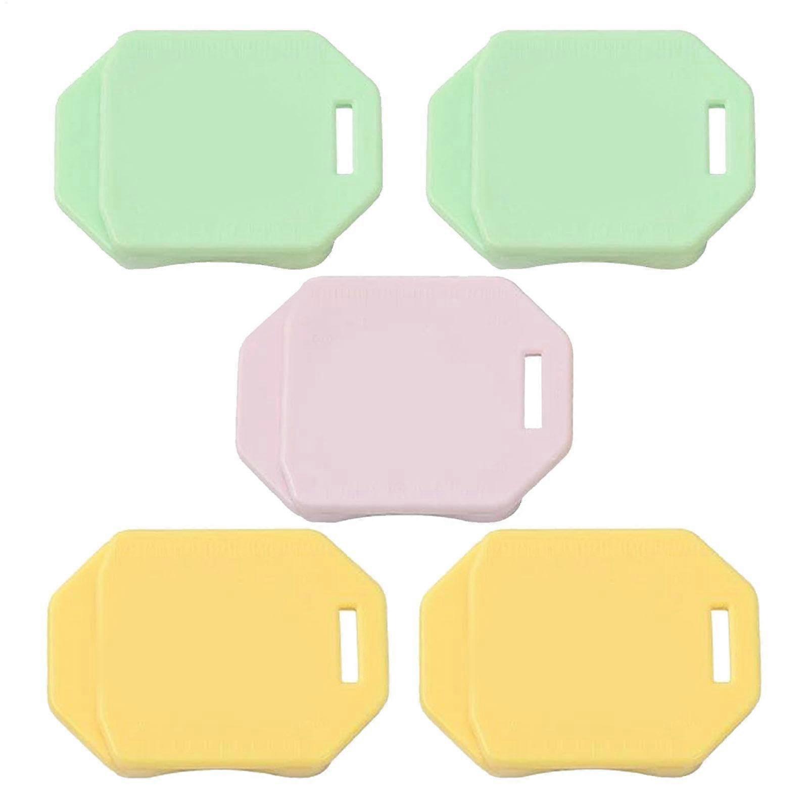 Magnetic Sewing Guide 5-Piece Seam Foot Gauge Set Polygonal Hem Guide With Scale For Straight Seams Hems Quilting Large