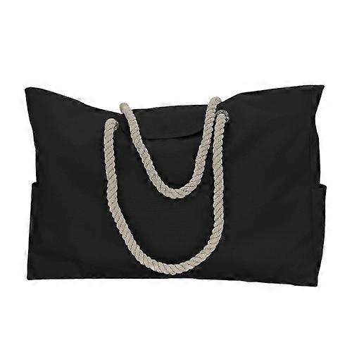 Beach Bag With Zipper And Waterproof Tote Design