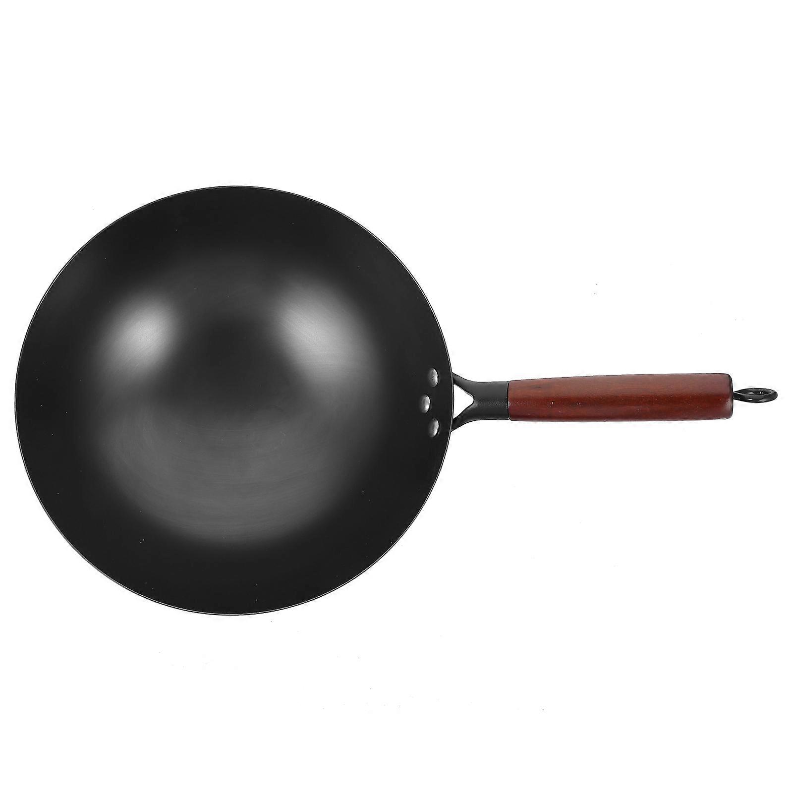 Kitchen Wok Non-stick Wok Pan Round Shape Kitchenware 30.00X30.00X10.00CM Multi-function Cooking 1Set