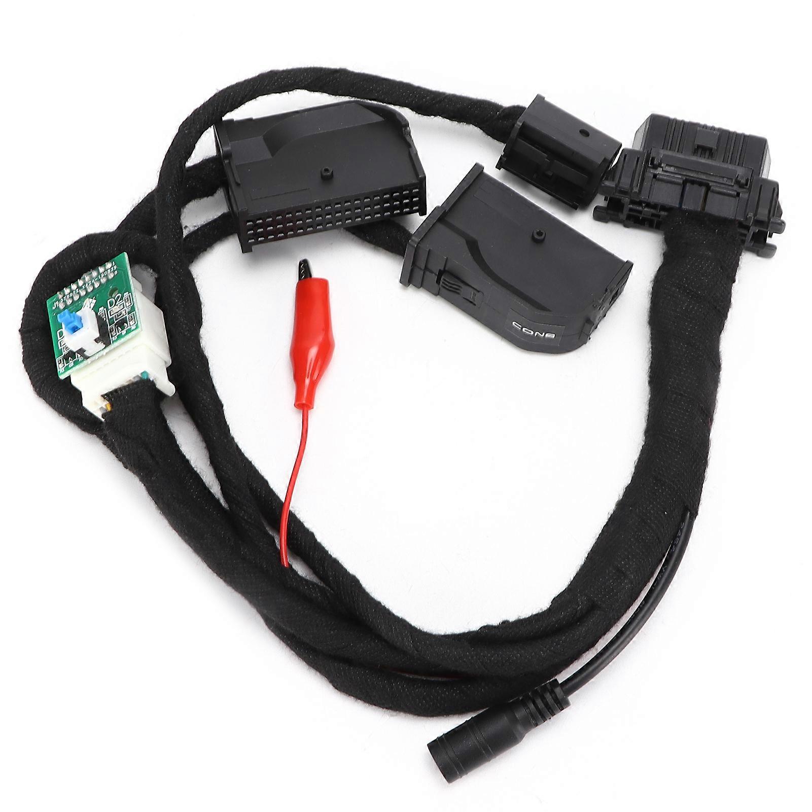 Car Diagnostic Cable Black Portable Connector for Vehicle Testing Maintenance Automobile Accessory